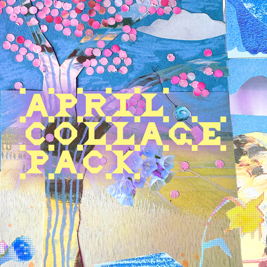 Spring breeze Wallpaper Pack - analog journaling collage