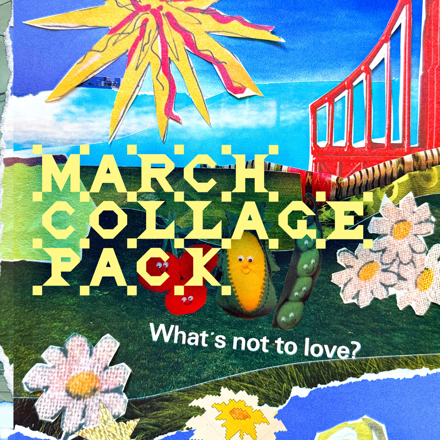 Spring in San Francisco Collage Megapack (wallpapers included)